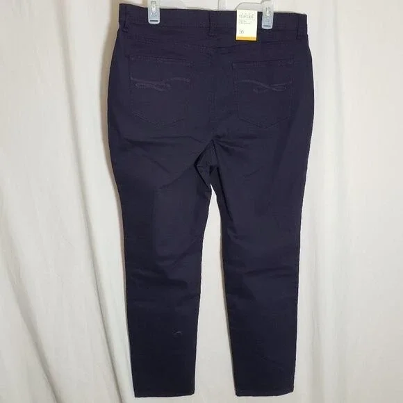 Style & Co Dark Grape Slim Leg High Rise Tummy Control (AN) - Picture 11 of 11